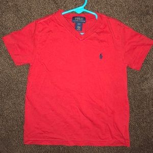 Toddler Boys Red Polo t-shirt